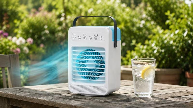 CoolJet portable cooler on an outdoor table